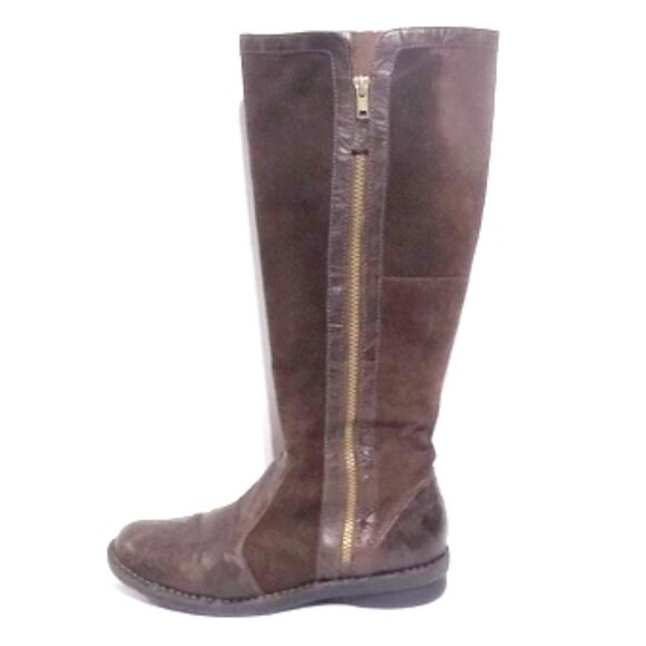 Clarks Women’s “Nikki Park” (38557) Brown Leather Suede, Knee High Boots – 9M - Picture 7 of 10